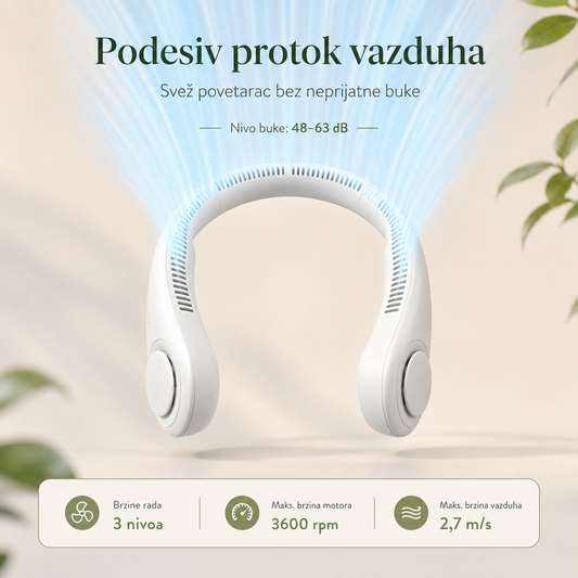 Elvora Prenosivi Ventilator Oko Vrata
