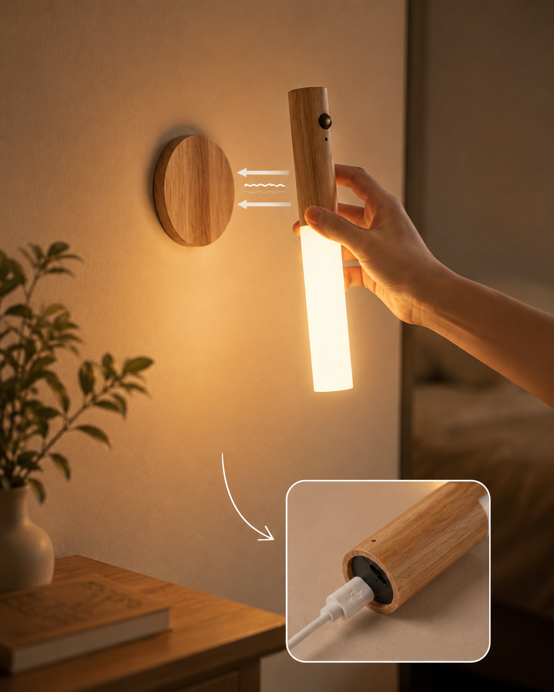 Elvora Magnetna LED Lampa sa Senzorom