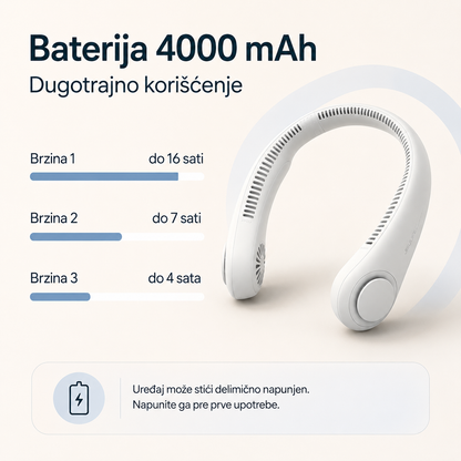 Elvora Prenosivi Ventilator Oko Vrata