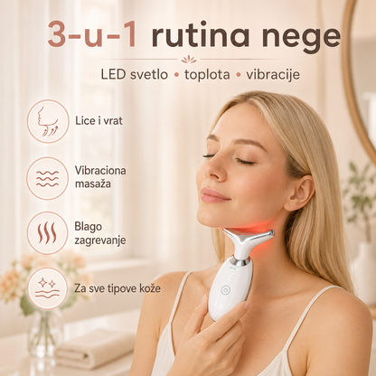 Elvora LED Masažer za Lice i Vrat