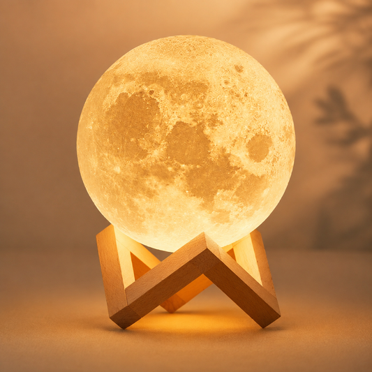 Elvora 3D Lampa Meseca