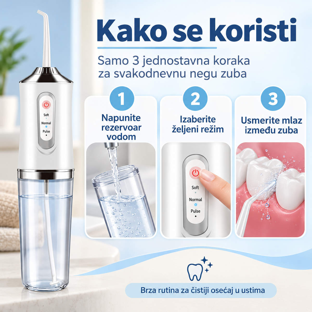 Elvora Oralni Irigator za Zube